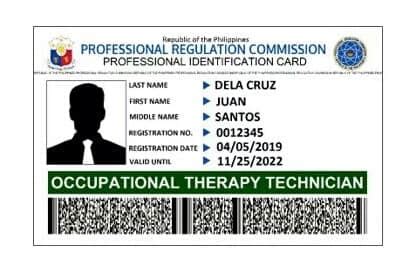 prc id format|PRC releases new format of Professional Identification .